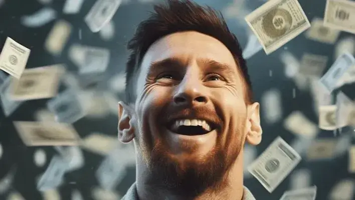 leo messi as a pro soccer player with highest earning