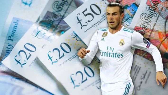 Gareth bale as a pro soccer player with highest earning