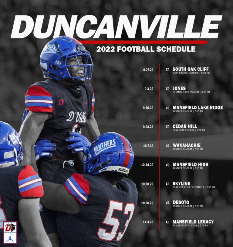 Duncanville High School Football Schedule